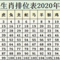 2020年生肖灵码表图片,揭秘十二生肖的神秘力量